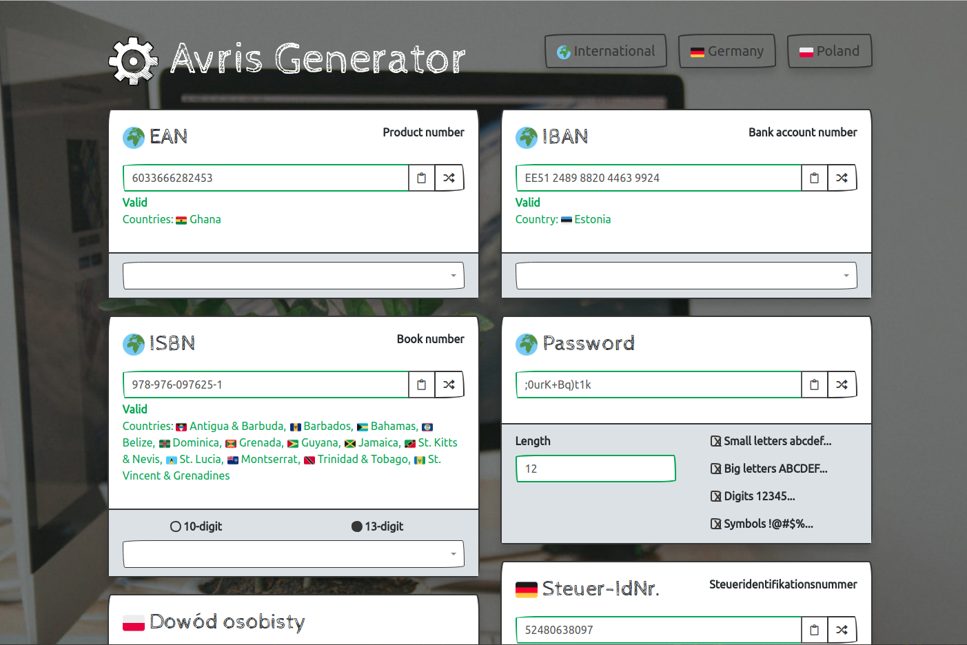 Avris Generator