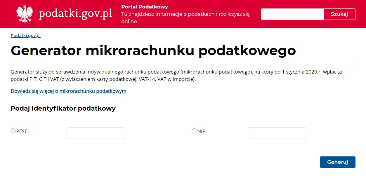 generator-mikrorachunku - Szybka Faktura Blog