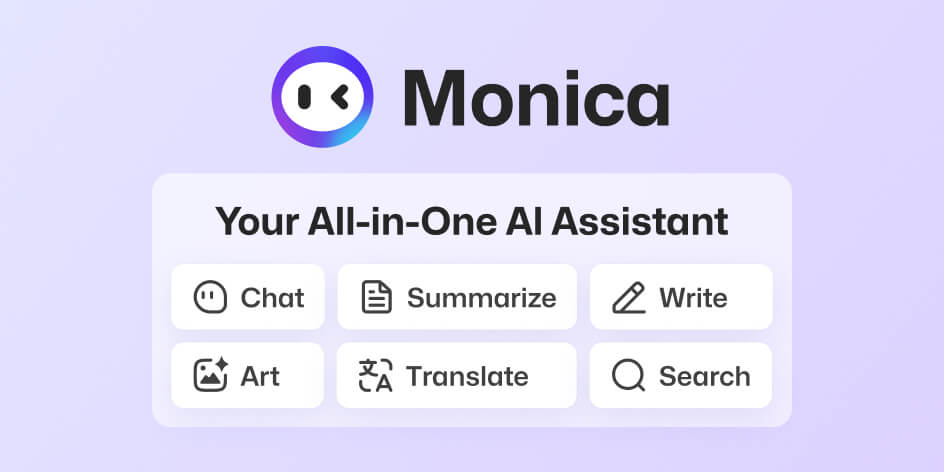 Monica - ChatGPT AI Assistant | GPT-4o, Claude 3.5, Gemini 1.5