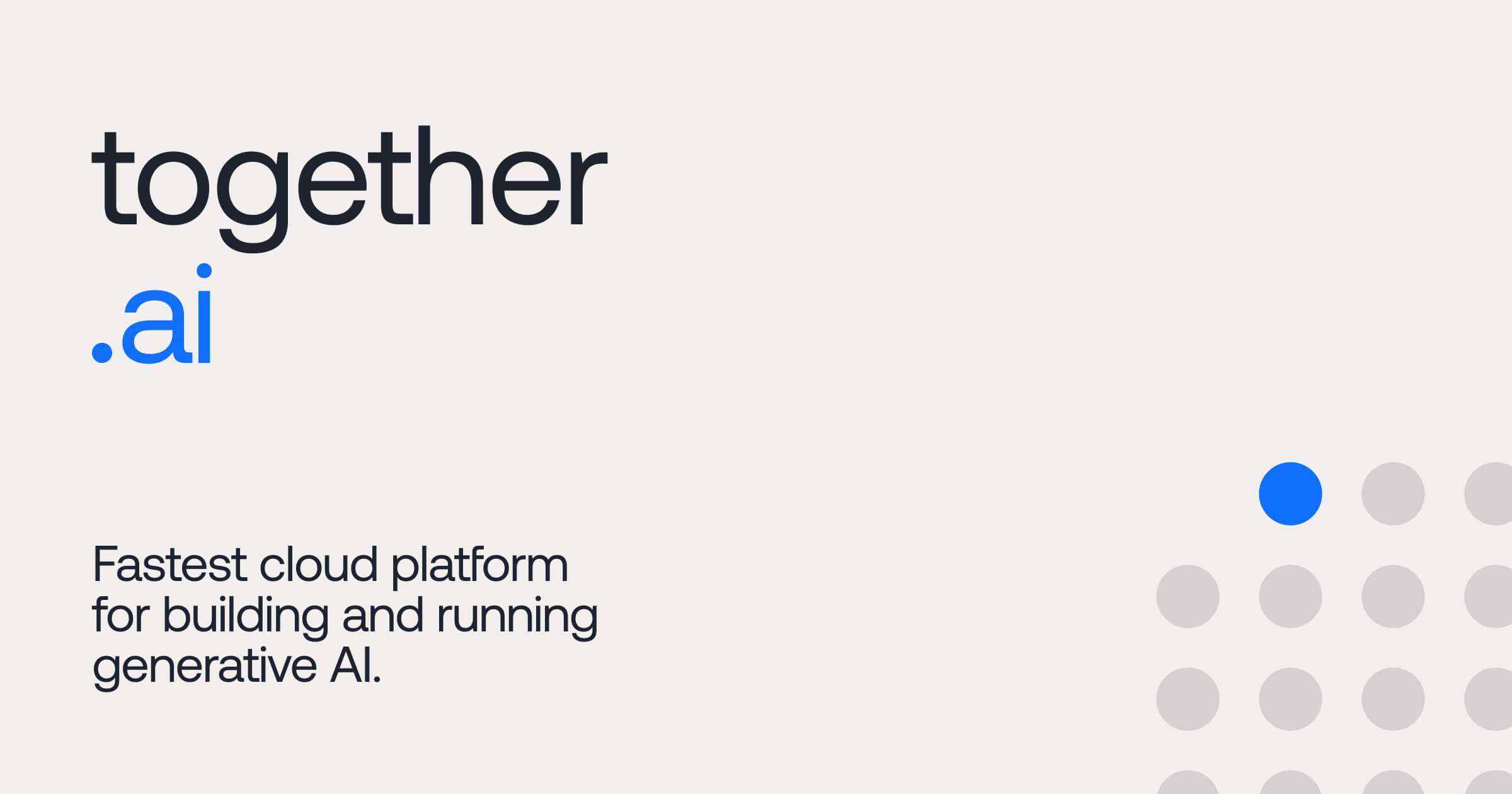 Together AI – The AI Acceleration Cloud - Fast Inference, Fine-Tuning & Training