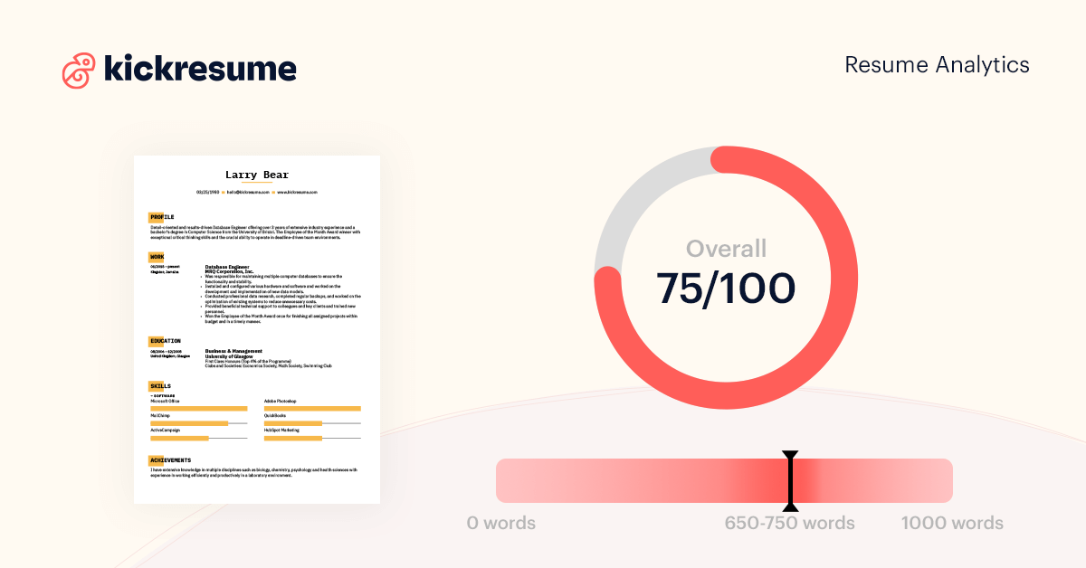 Resume Checker: Get Instant Resume Score With Our Grader