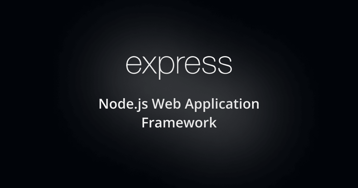 Express application generator