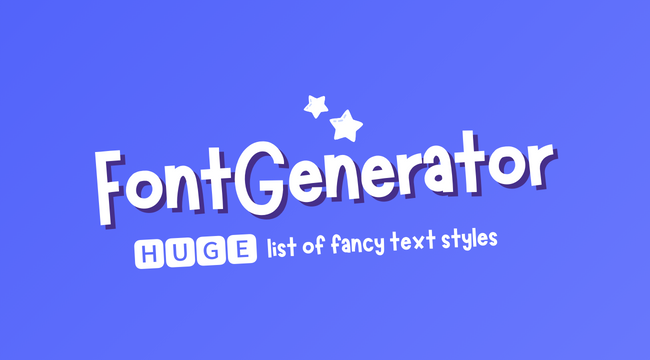 Font Generator - Copy & Paste ℭool ℱancy Text