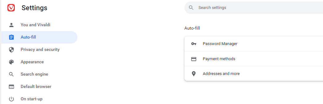 Chrome Settings vs. Vivaldi Settings | Vivaldi Forum