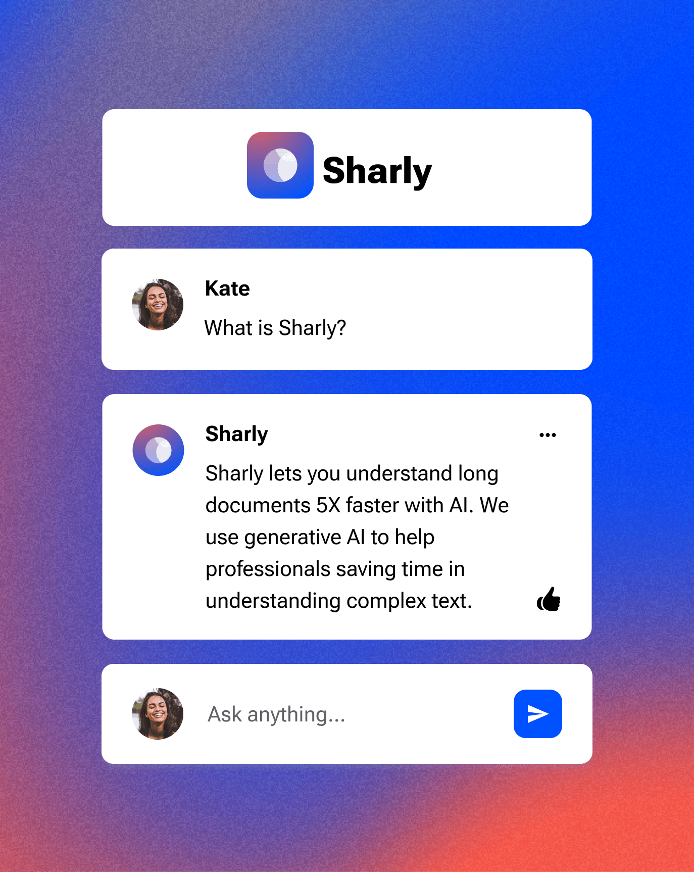 Sharly AI | Chat with any document and PDF