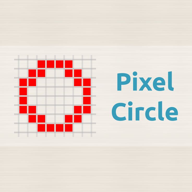 Pixel Circle / Oval Generator (Minecraft) | Pixel circle, Minecraft circle chart, Minecraft