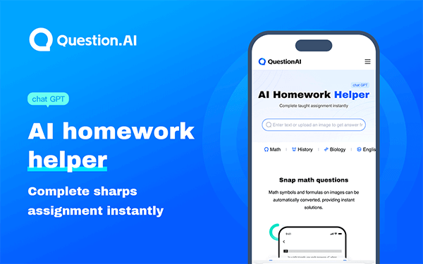 Question AI | Best AI Homework Helper - Going to Questions