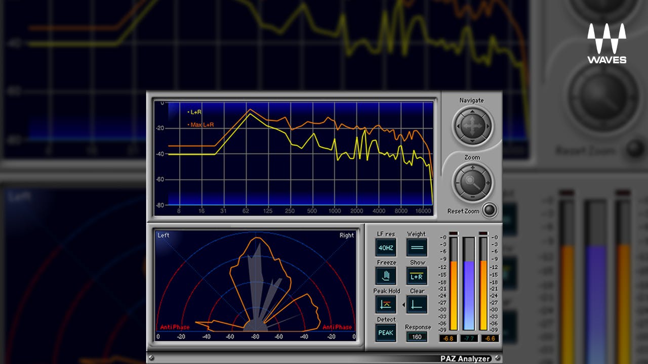 PAZ Analyzer Audio Analyzer Plugin - Waves Audio