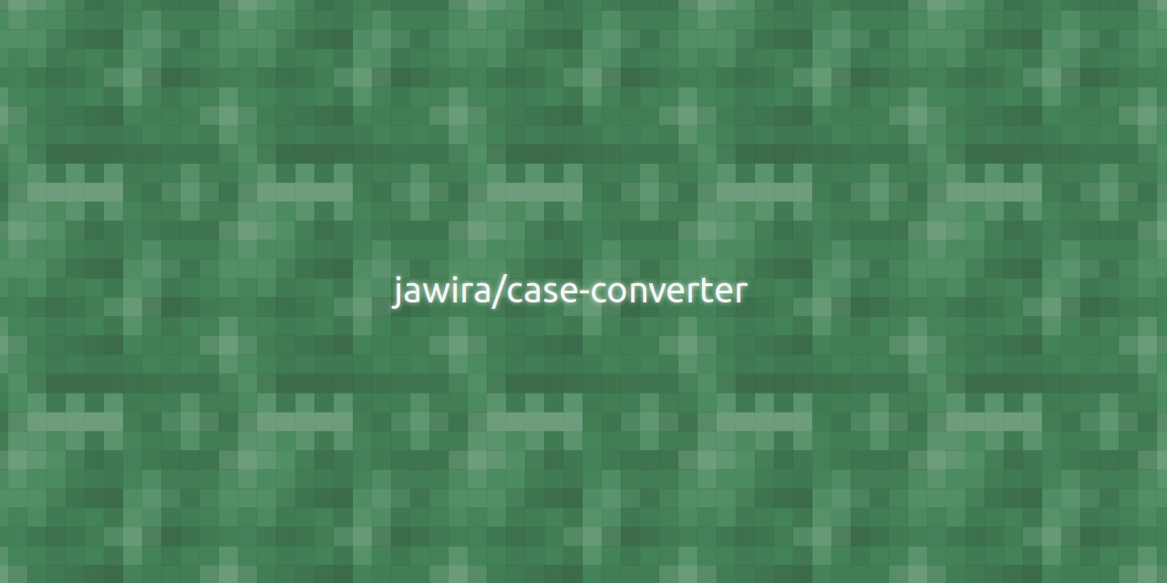 GitHub - jawira/case-converter: Convert strings between 13 naming conventions: Snake case, Camel case, Kebab case, Pascal case, Ada case, Train case, Cobol case, Macro case, Upper case, Lower case, Title case, Sentence case and Dot notation.