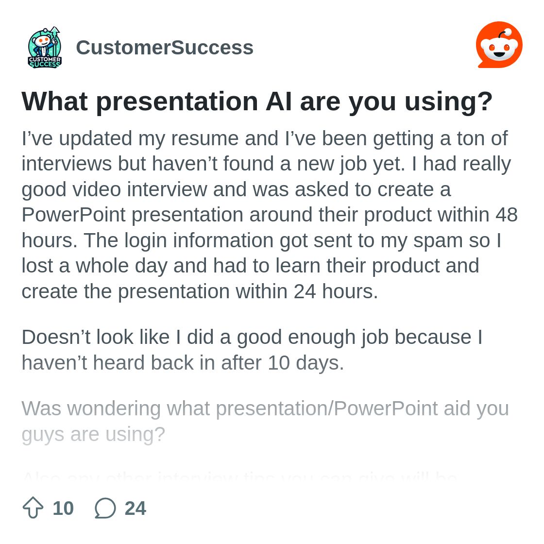 What presentation AI are you using? : r/CustomerSuccess