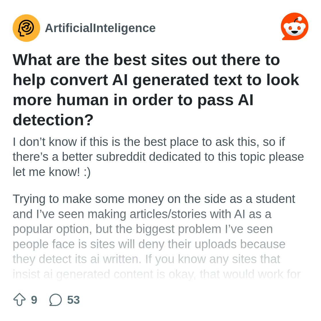 What are the best sites out there to help convert AI generated text to ...