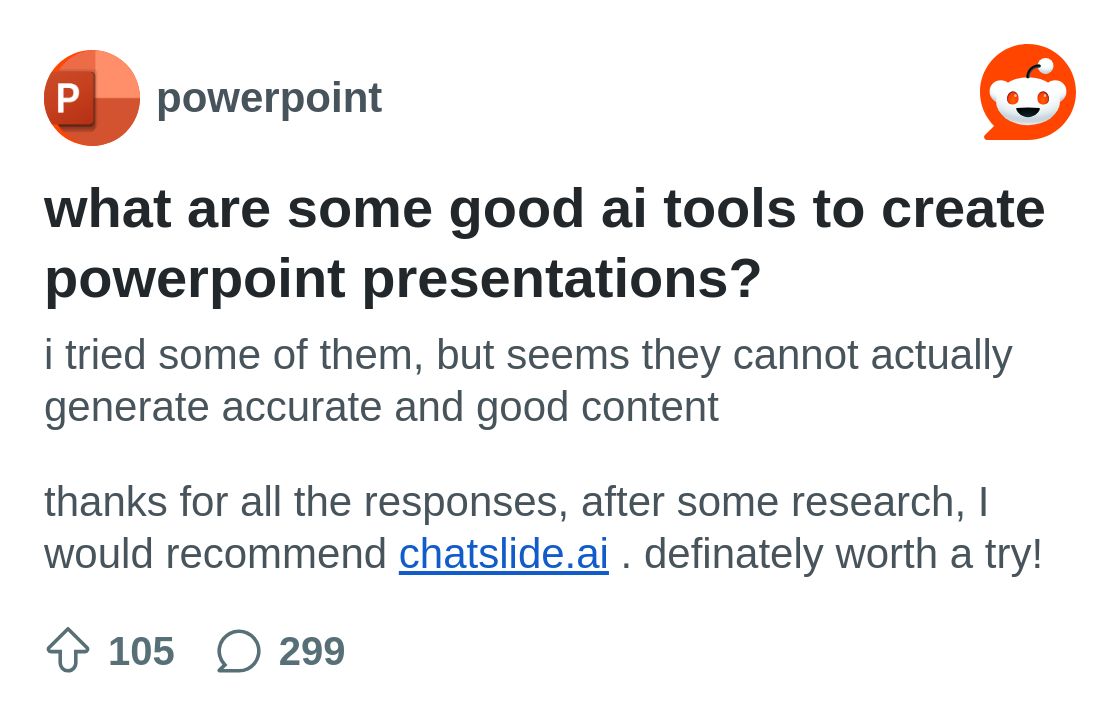 what are some good ai tools to create powerpoint presentations? : r ...