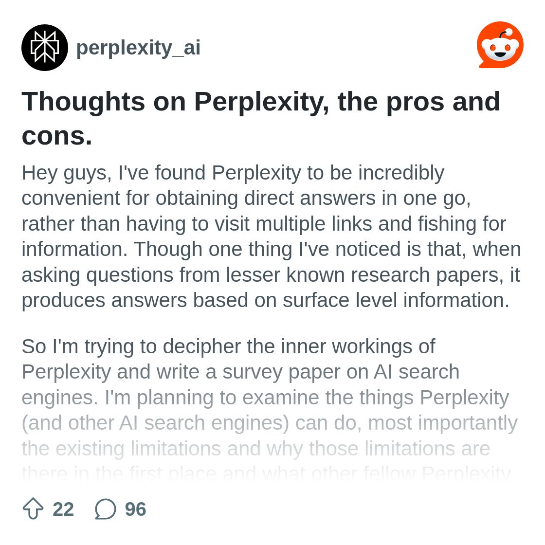 Thoughts on Perplexity, the pros and cons. : r/perplexity_ai