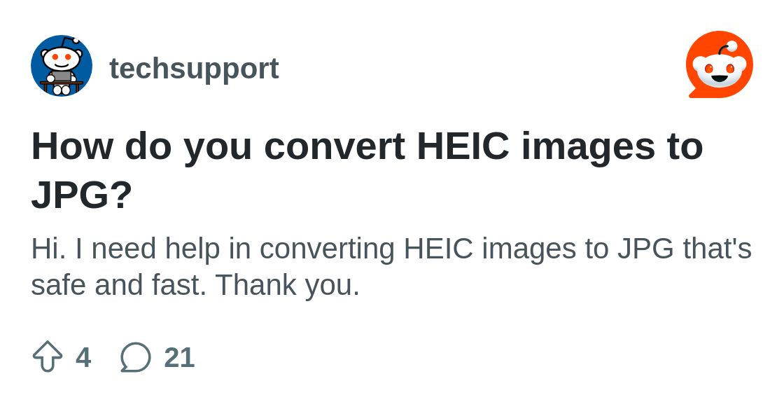 How do you convert HEIC images to JPG? : r/techsupport