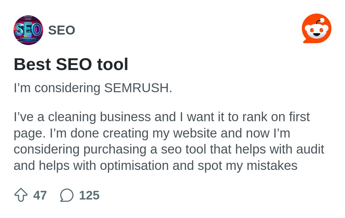 Best SEO tool : r/SEO