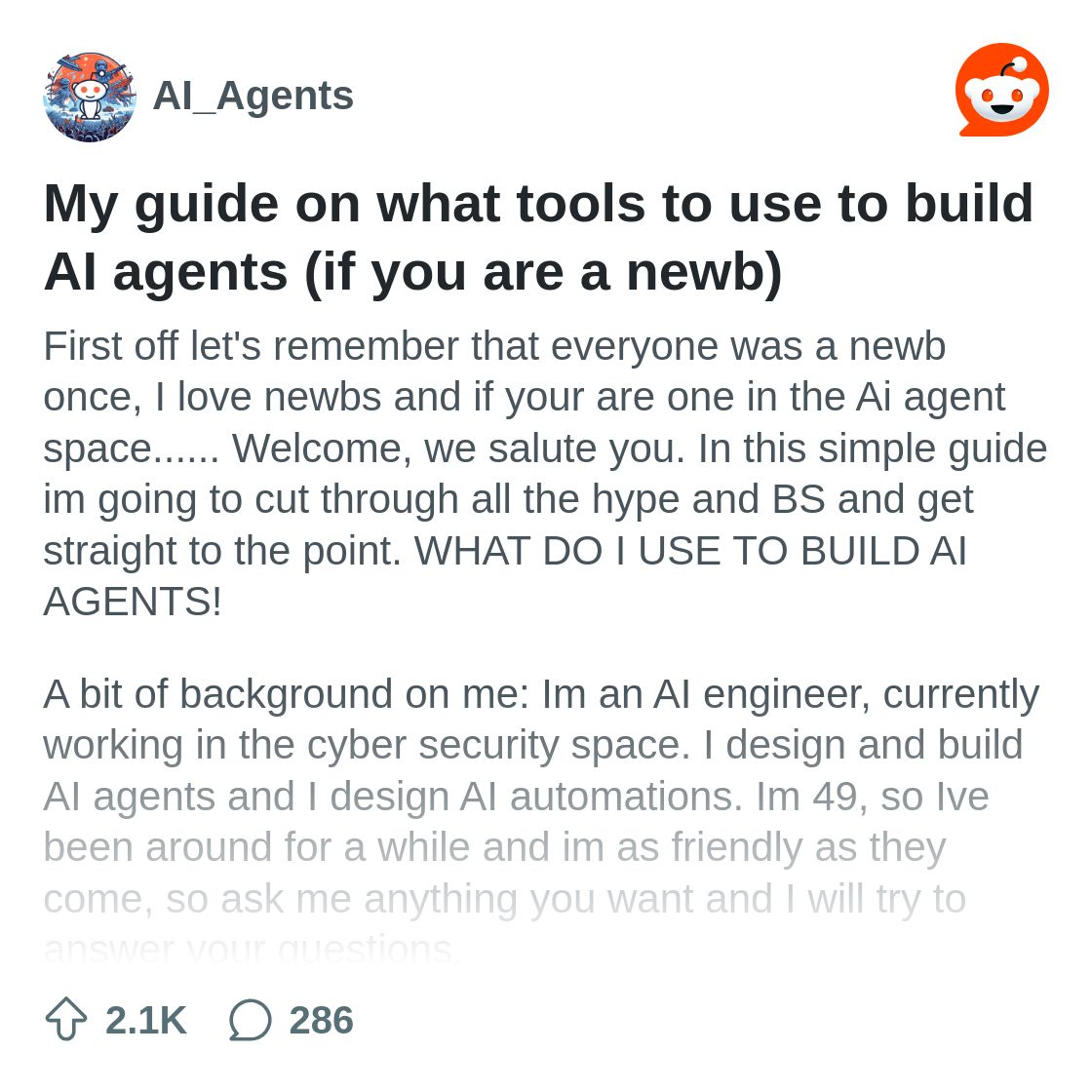 My guide on what tools to use to build AI agents (if you are a newb ...