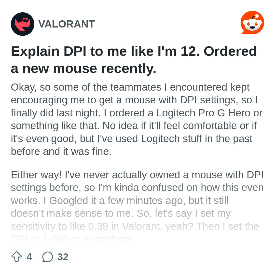 Explain DPI to me like I'm 12. Ordered a new mouse recently. : r ...