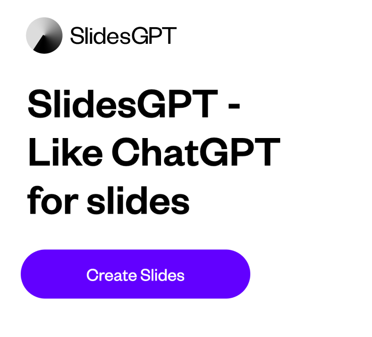 SlidesGPT AI PowerPoint Powered by ChatGPT API