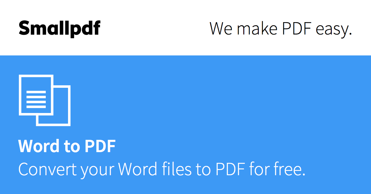 Word to PDF Converter | Convert Your Word Doc to PDF for Free