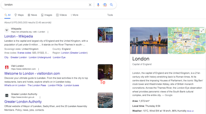 SERP (Search Engine Results Page)