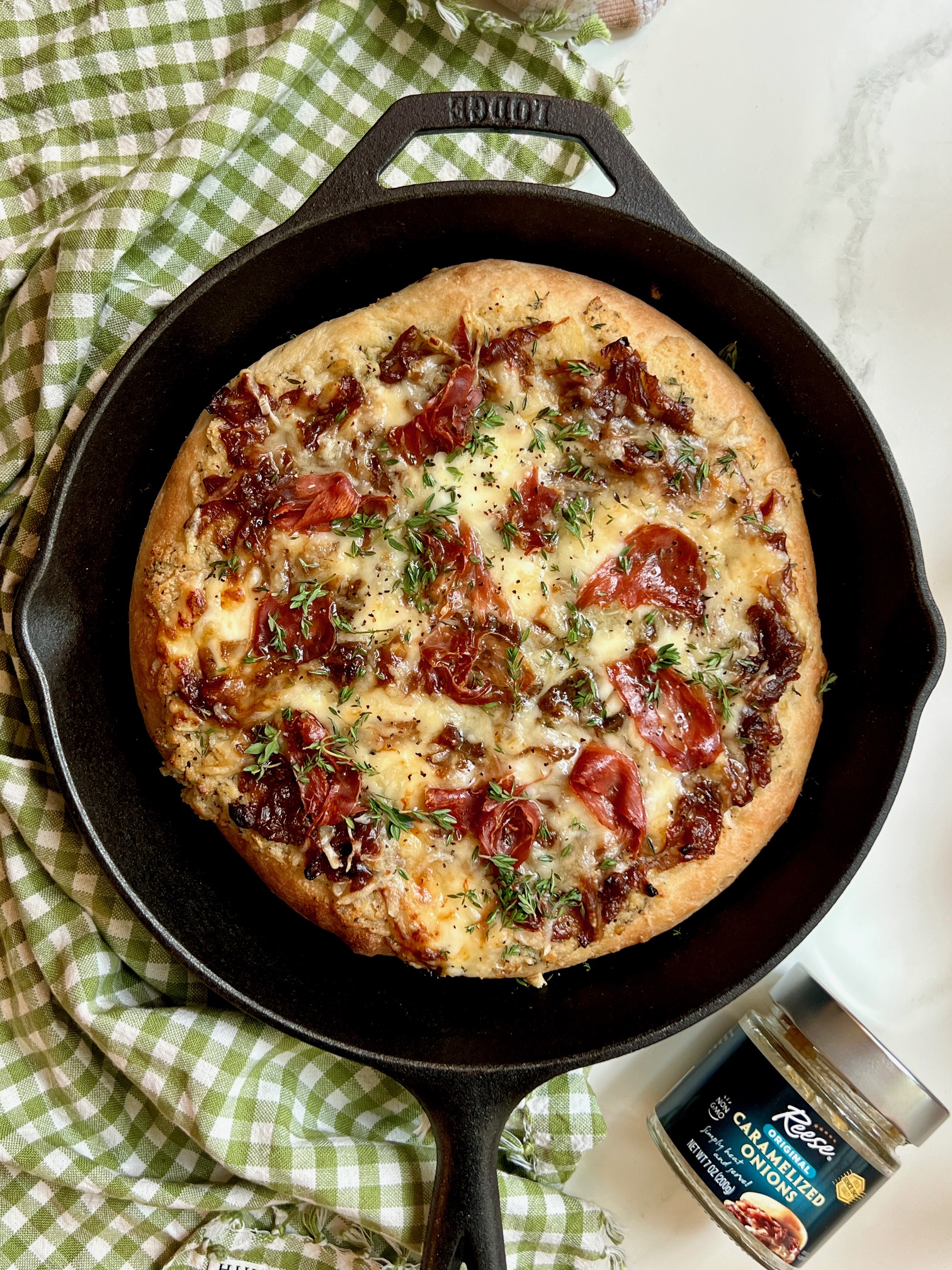 Deep Dish French Onion Pizza