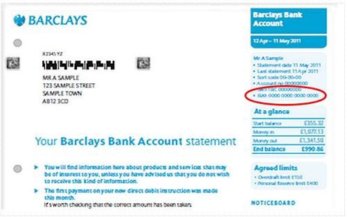 How to generate an IBAN | Barclays