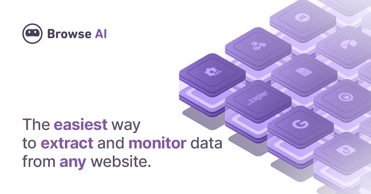 Browse AI: Scrape and Monitor Data from Any Website with No Code