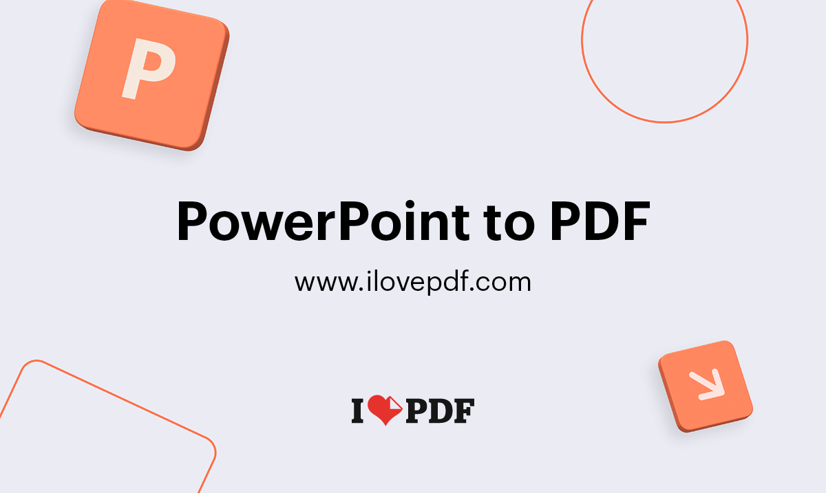 Convert Powerpoint to PDF. Presentations PPT to PDF