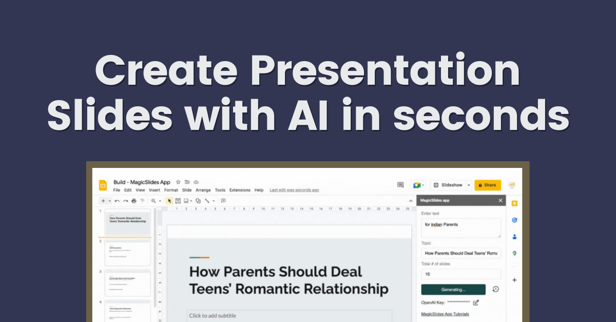 AI Presentation Maker - Presentation from Topic, YouTube, PDF, URL with AI