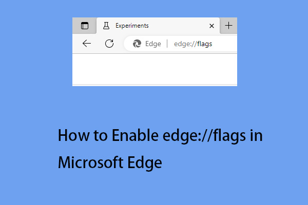 How to Enable edge://flags in Microsoft Edge to Access Its Menu? - MiniTool