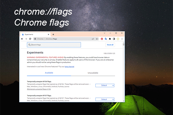 Discover chrome://flags: Experimental Features and Debug Tools