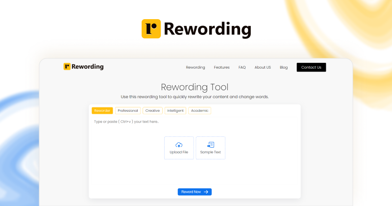 Free Rewording tool - Best AI Reworder