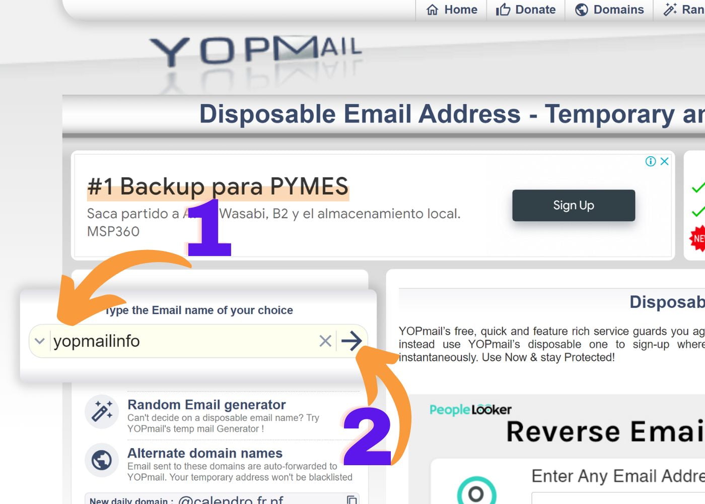 Create a Yopmail Account Login and Logout